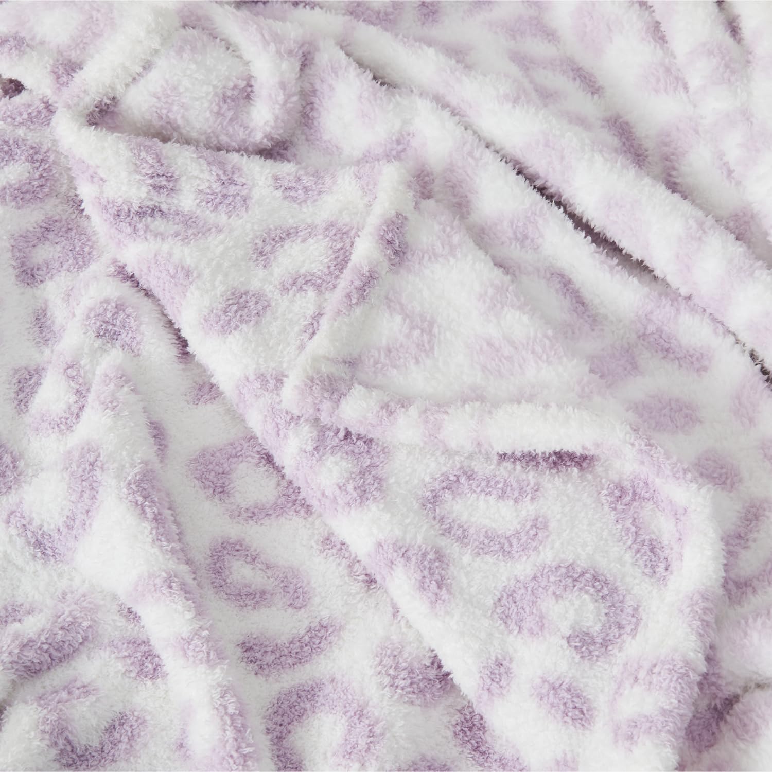 Qeils Checkered Blanket Microfiber Super Soft Knit Forest Green Throw Blanket for Couch, Sofa, Chair, Bed, Camping, Lightweight Travel Bed Blanket - 60"*80": 50*60 Purple Leopard Print