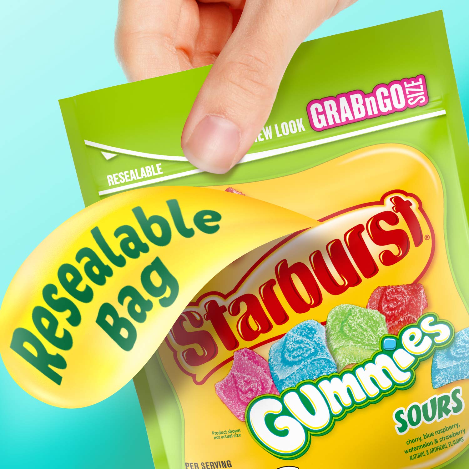 Starburst Gummies Sours Candy, 8 Ounce