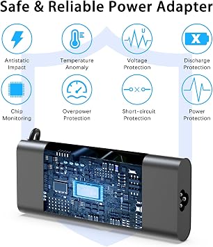 130w USB C Laptop Charger Compatible with Dell XPS 15 17 9530 9700 9710 9720 9730 9575 9500 9510 9520,Precision 5550 5560 5530 5570 5750 5470 5480 5760 3550 2in1,Latitude,Type C Fast Charger