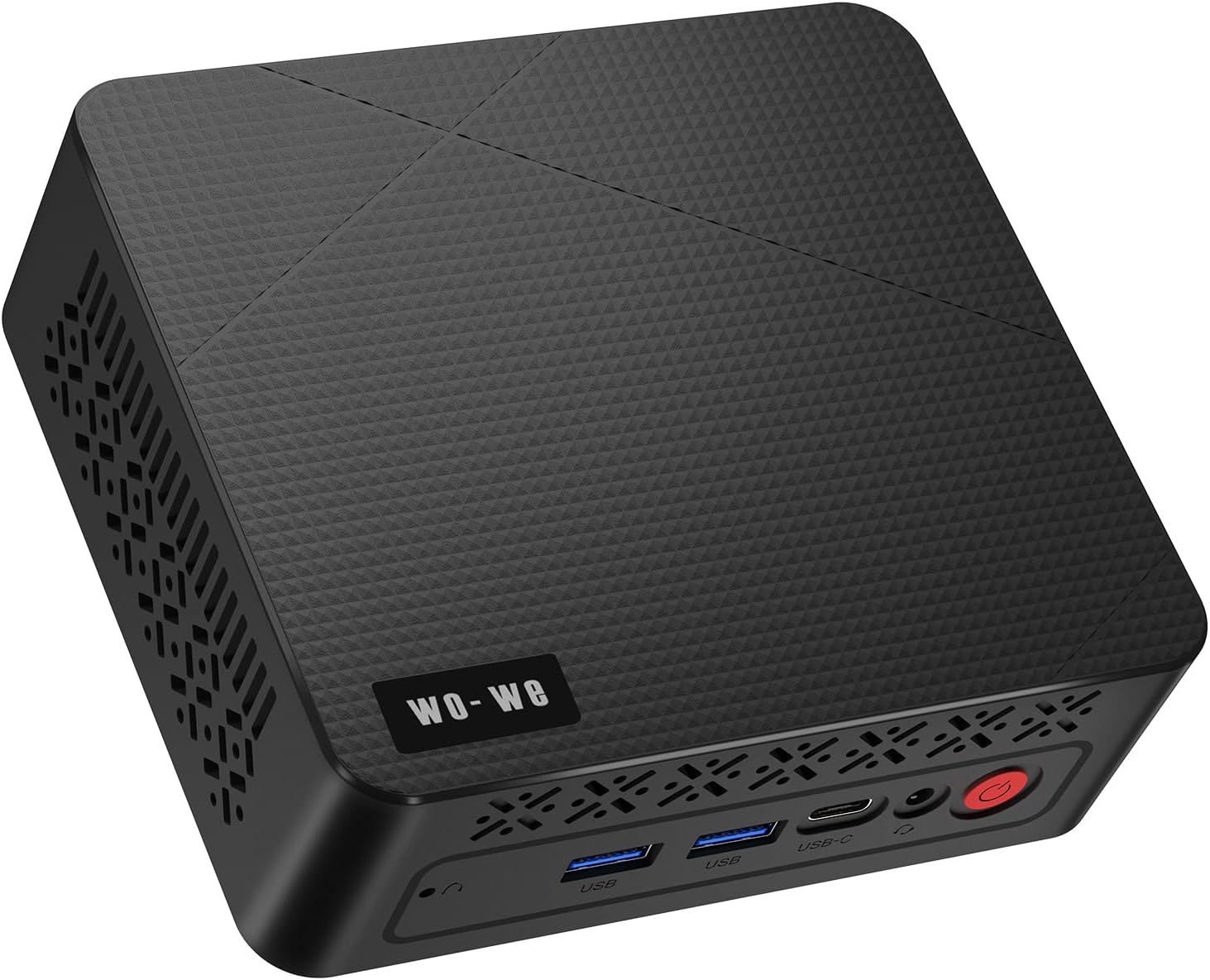 wo-we P6 Lite Mini PC AMD Ryzen 5 3500U (Beats 4300U/N150/N95), 8GB DDR4 RAM 256GB M.2 NVME SSD, mini Gaming pc with USB-C, Triple 4k Display Micro PC, Support 2.5''SSD, WIFI5, Home, Business