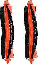 Pack of 2 Main Brushes for Xiaomi Series S12 with Length 18.8 cm, Orange Replacement Brushes, Replacement Kit for Robot Vacuum Cleaner, Mop Series 2S, 2 Pro, Xiaomi Viomi V3, V2