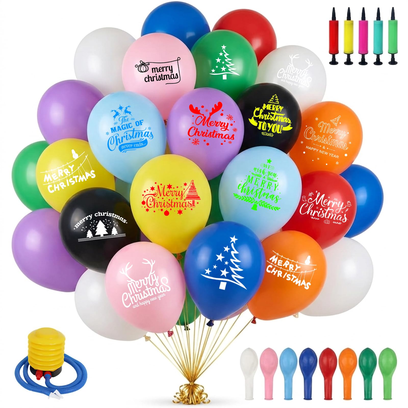 Solarix Personalised Party Balloons with Your Logo Text or Photo，Style 10