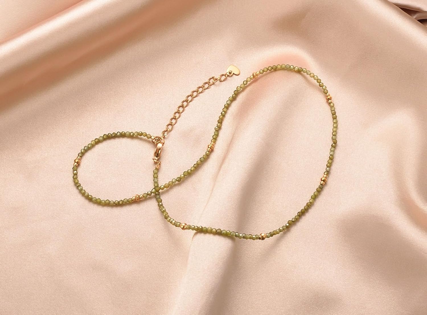 Aleasha Gemstone Beaded Choker Spinel Lapis Lazuli Amethyst Turquoise 14" Necklace for Women Gold Stainless Steel Handmade Strand Boho Jewelry - Image 8