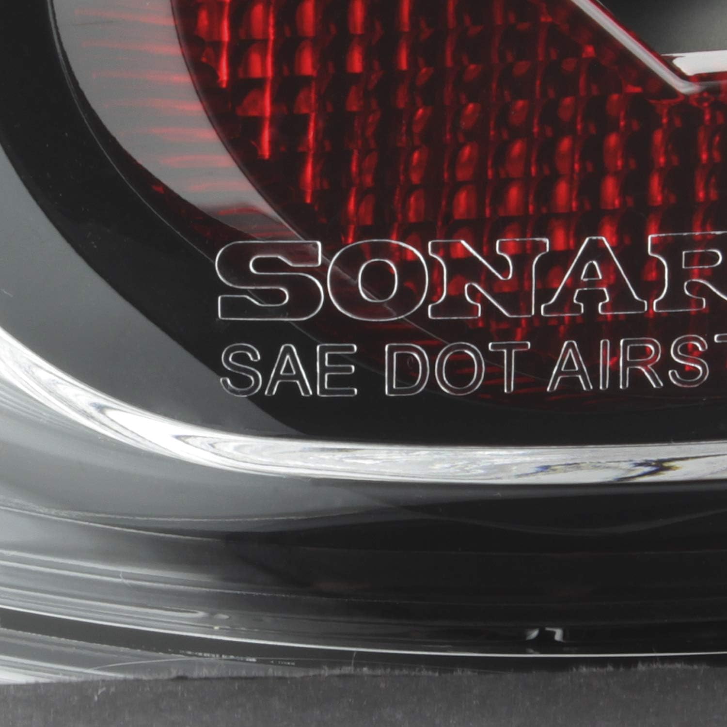 AKKON - Fits 2005-2015 Tacoma Pickup Truck Tube LED Black Tail Lights Left Driver + Right Passenger Pair 05-15