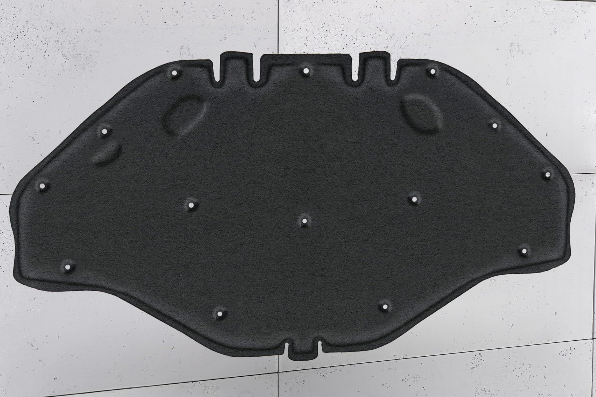 GEPCO Motorhaubendämmung Motorraumdämmung Dämmmatte Motorhaube mit Clips kompatibel mit MERCEDES ML W166 2011–2015, GLE W166 2015–2019, GL X166 2012–2015, GLS X166 2015+ A1666820126