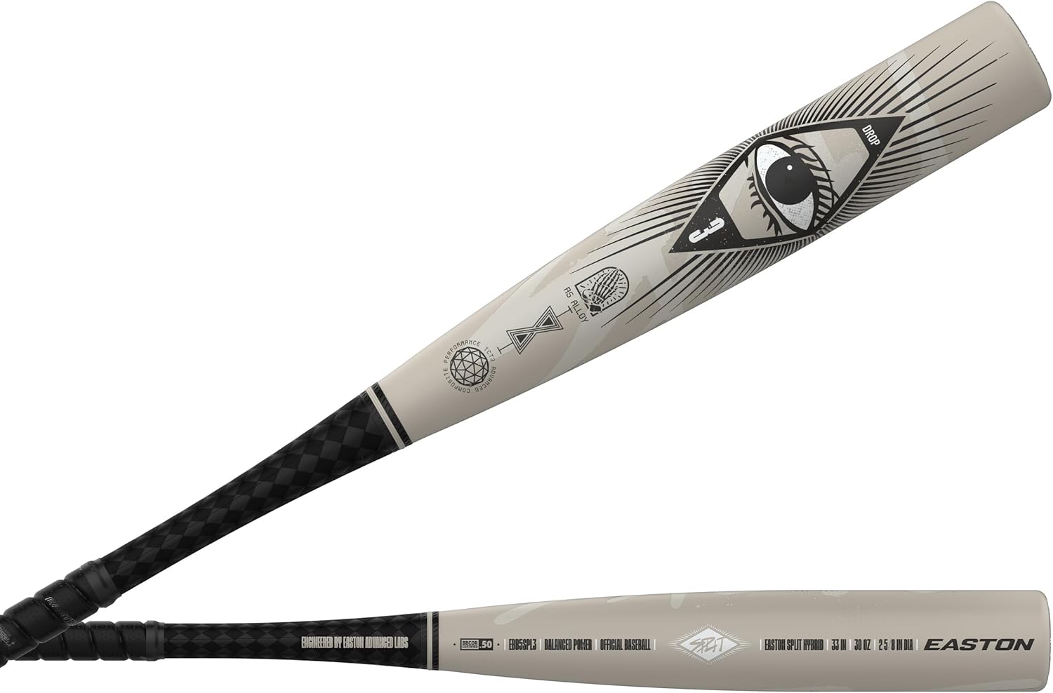 Easton 2025 Split BBCOR Baseball Bat -3 Drop 2 5/8" Barrel 2-Piece Hybrid Pro-Stiff Power