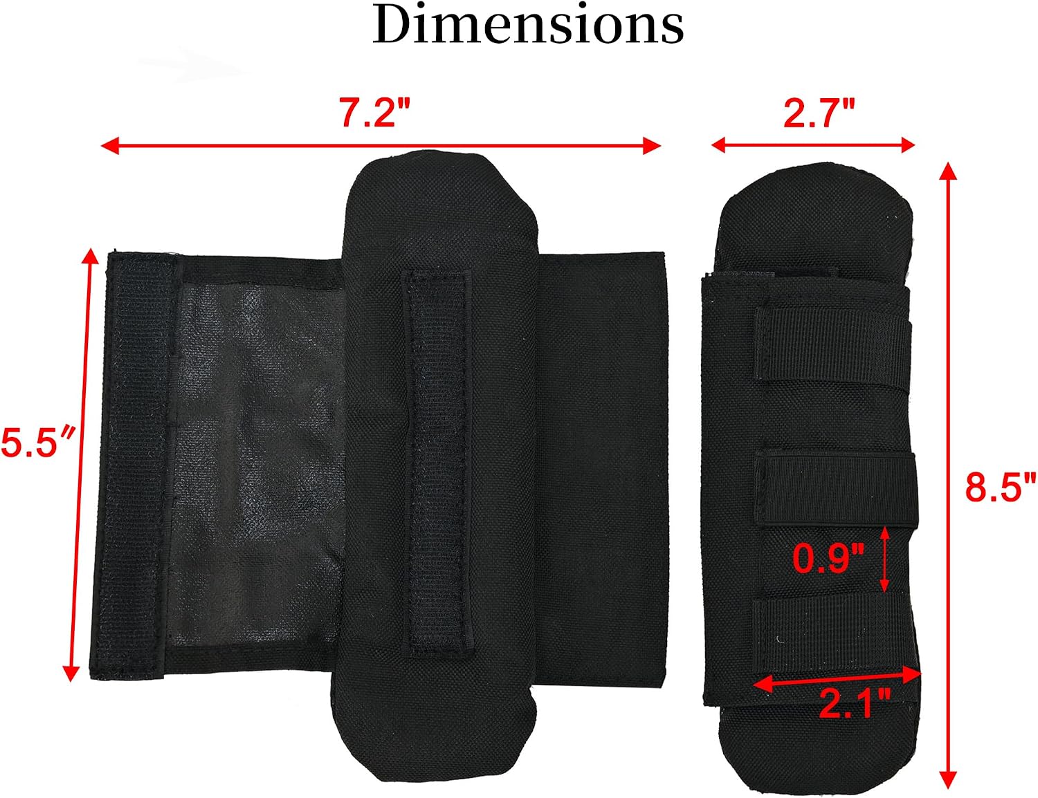 2 Pack Shoulder Strap Pad,Vest Shoulder Strap Pads Backpack Strap Pads Fit 2'' Sling Bags Shoulder Straps