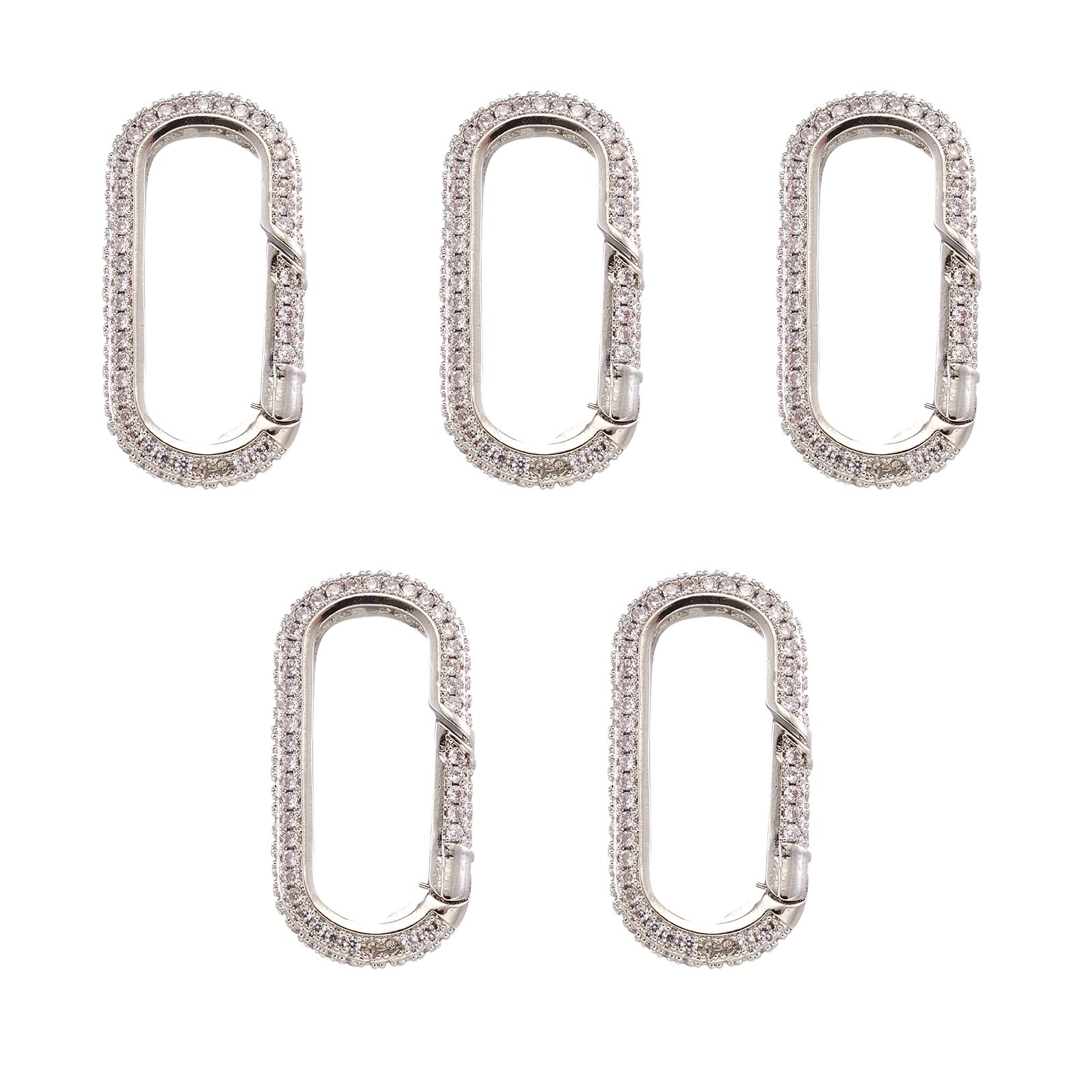 Lot De 10 Mousquetons Avec Fermeture À Vis, Mini Mousqueton, Porte-Clés