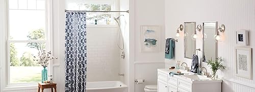 Miniatura 7 de Moen DN6886BN Sage - Anillo de toalla de mano de baño de un solo poste, níquel cepillado resistente a las manchas, 1 unidad (paquete de 1)