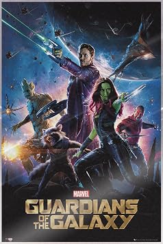 POSTER STOP ONLINE Guardians of The Galaxy - Movie Poster Print Regular Style - The Guardians Size 24" x 36" Laminated Poster