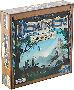Rio Grande Games Dominion Menagerie Expansion Pack 30 New Kingdom Cards & Animal Themed Deck-Building