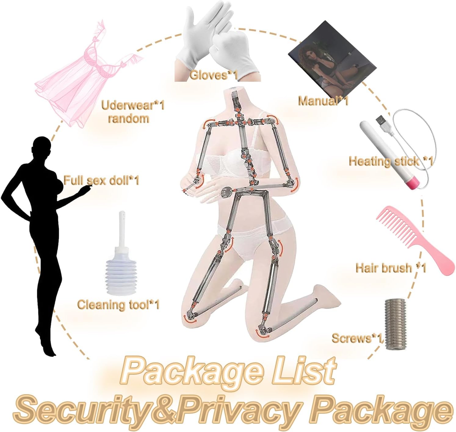 4.9FT 63.9LB Realistic Sex Dolls Jelly Chest Adult Sex Dolls for Men Full Size Sex Doll Women Torso Female Sex Doll Male Love Doll Full Body Sex Toy Blow up Sex Toys Life Size for Men with Underwear