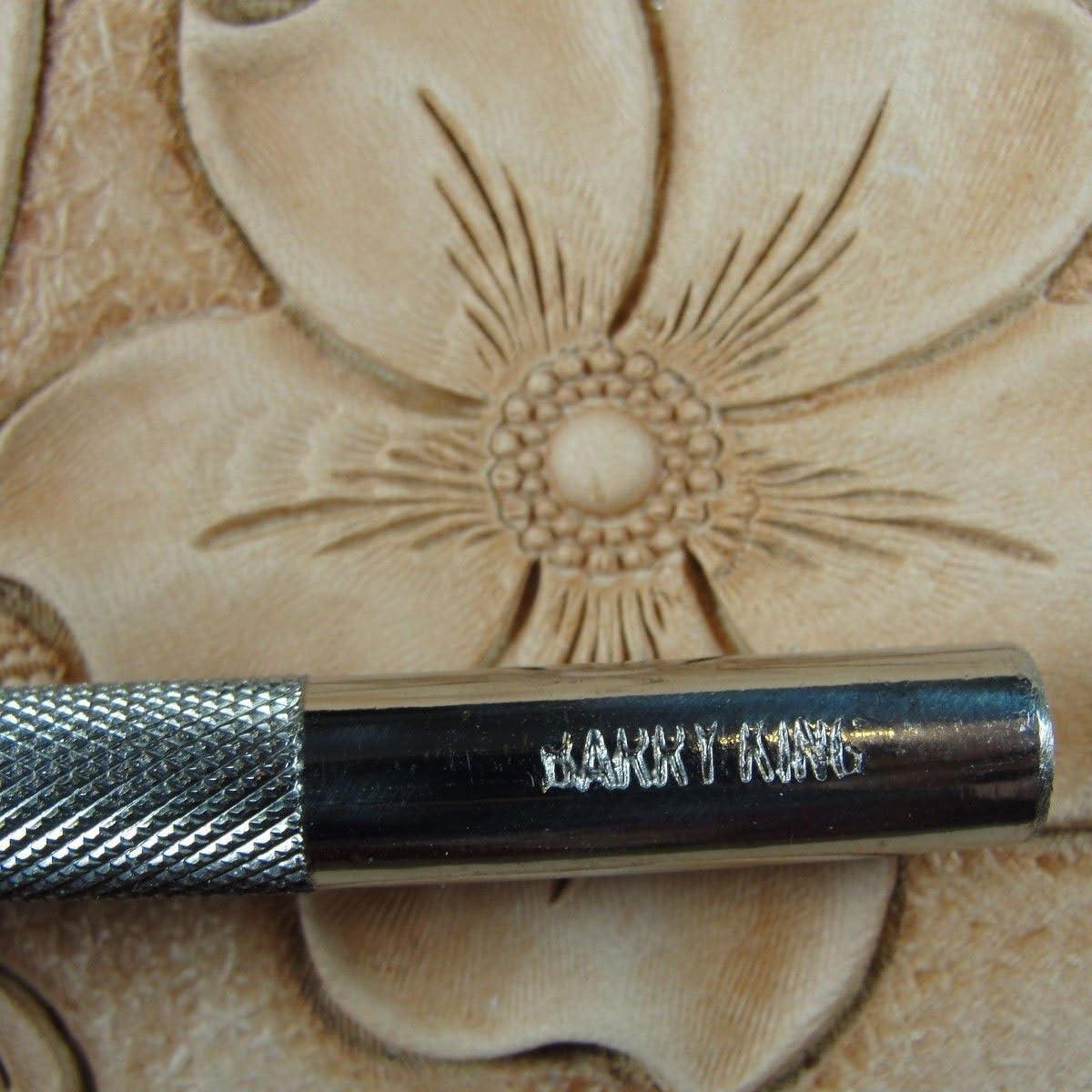 Stainless Steel Barry King - #2 Double Row Flower Center Stamp (Leather Stamping Tool)