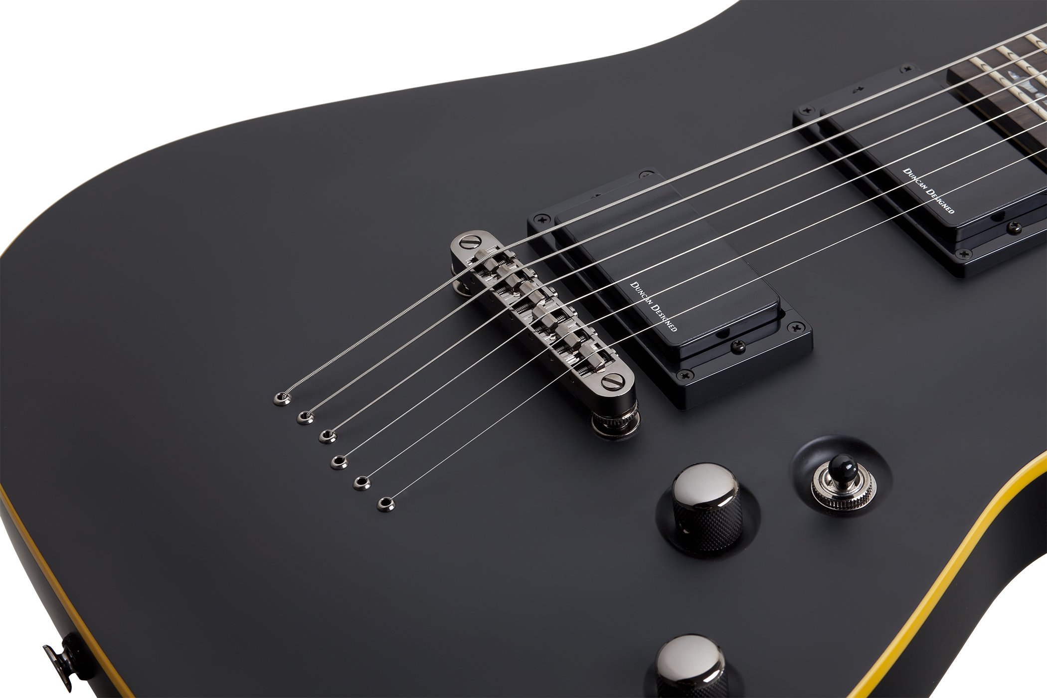 Schecter Demon-6 Electric Guitar - Satin Black : Amazon.in