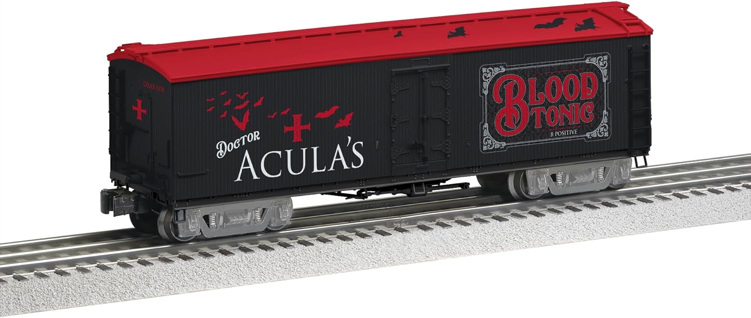 Lionel Halloween Dr. Acula's Blood Tonic O Gauge Model Train Milk Car