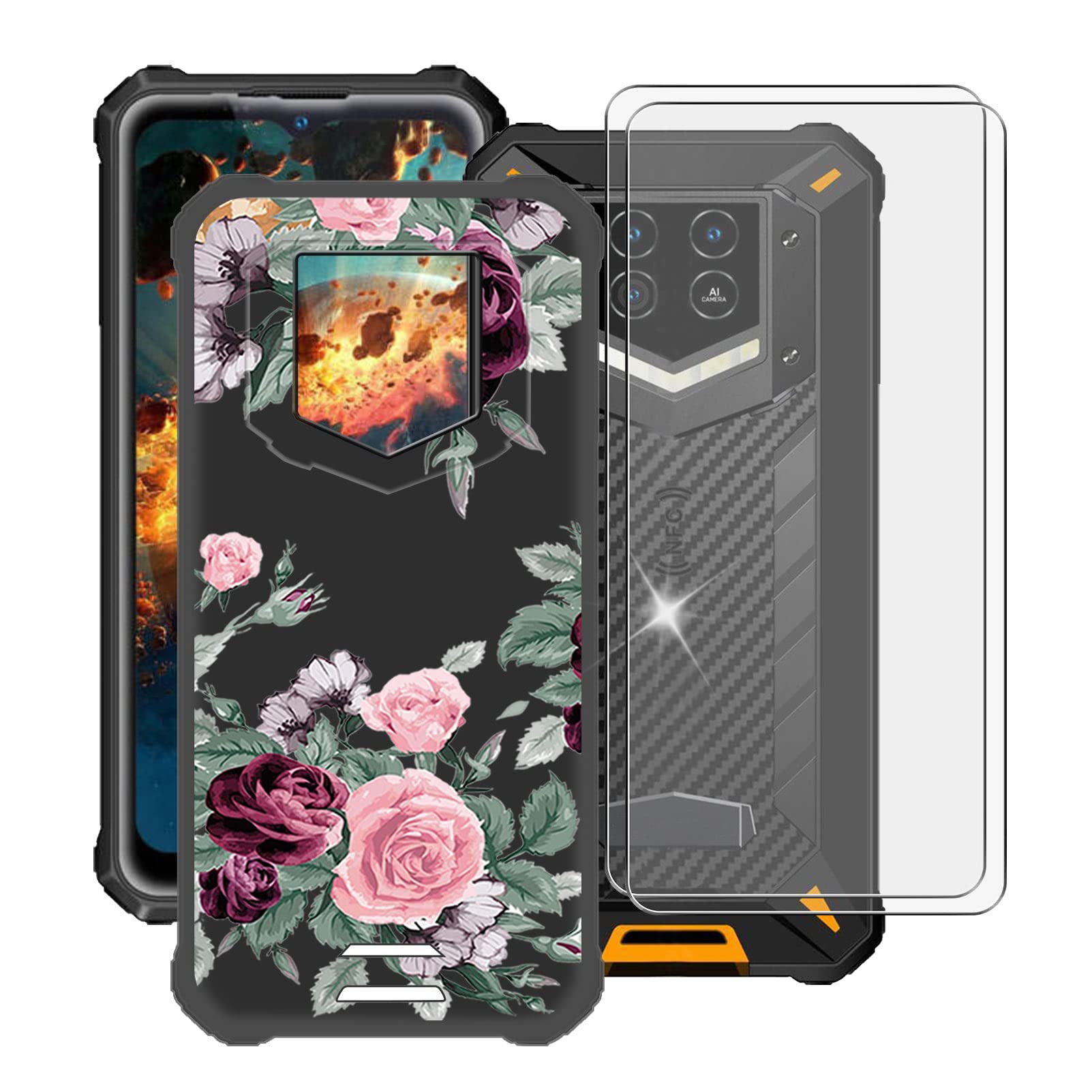 HGJTF Custodia Per Oukitel WP15 S (6.52 Pollici), Ultra Sottile Anti