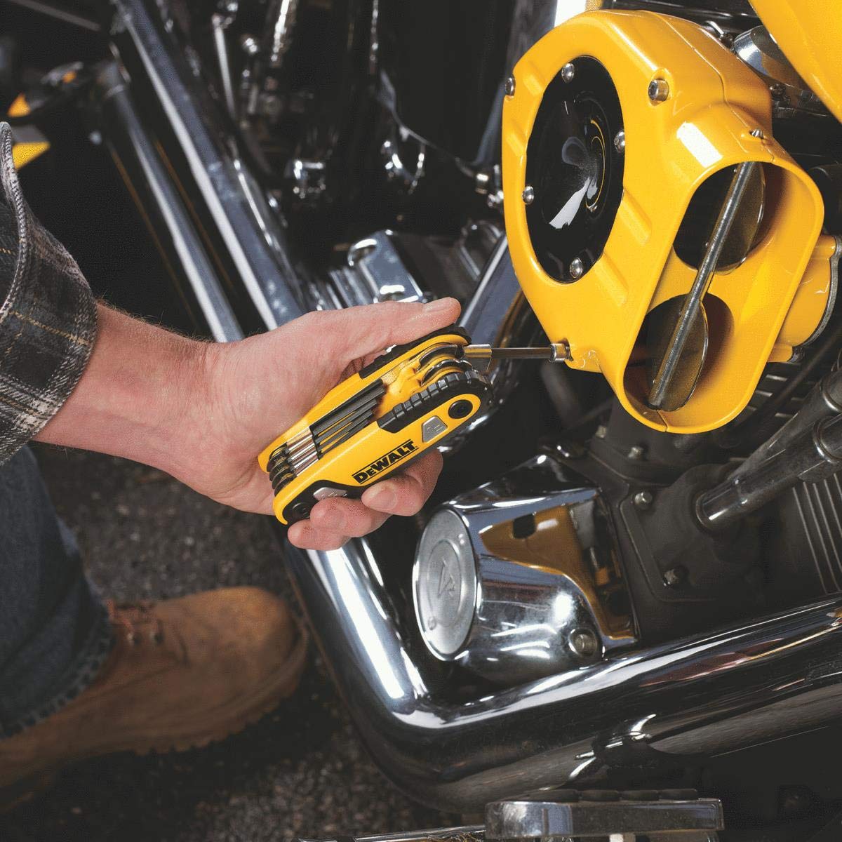 DEWALT DWHT70263M - Juego de llaves hexagonales de bloqueo plegable, MM