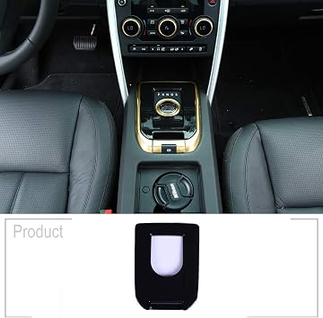 ABS Car Interior Gear Shift Panel Cover Trim 1pc for Land Rover Discovery Sport 2015-2018 Car Accessories Carbon Fiber