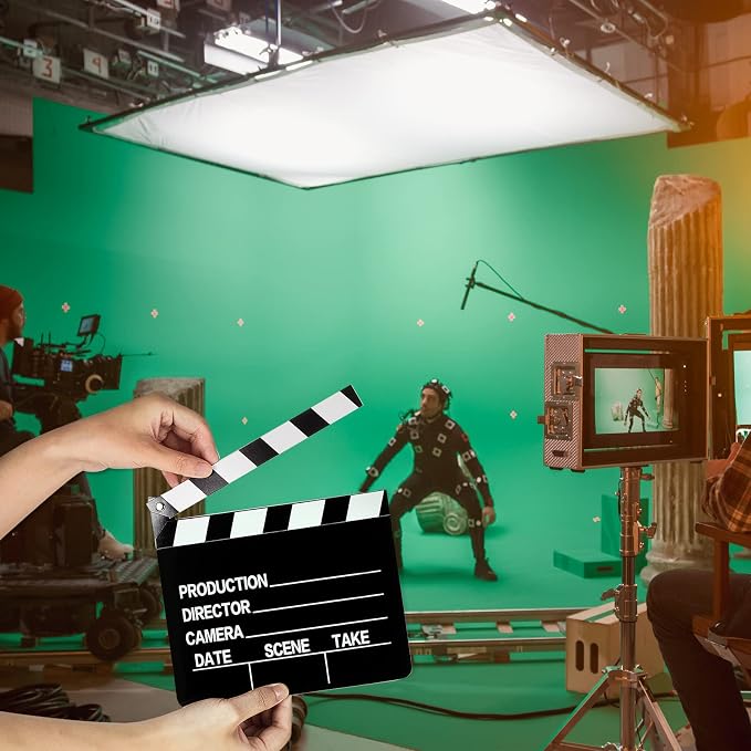 Claqueta de cine Movie Film Clap Board 40 piezas 7 x 8 pulgadas miniatura 4