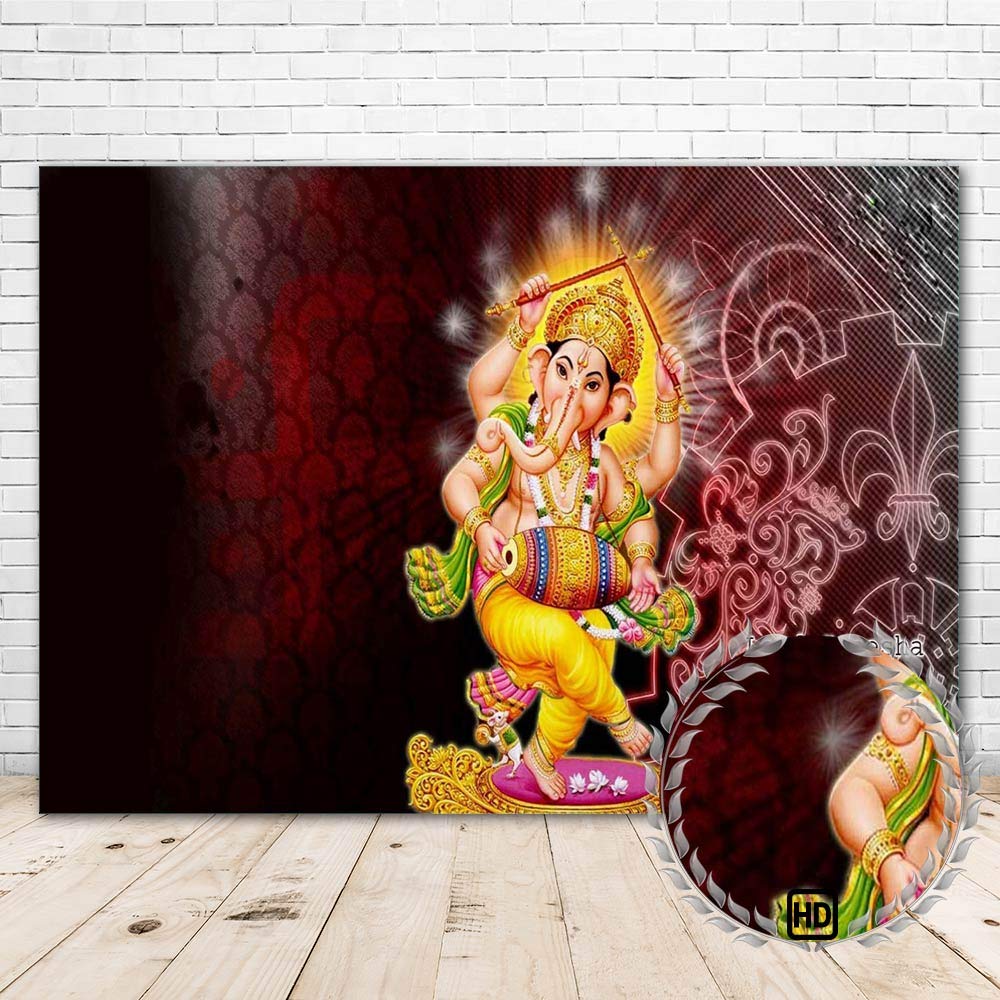 Buy JMING Lord Ganesha Background 7x5ft Vinyl Ganesh Chaturthi Lord