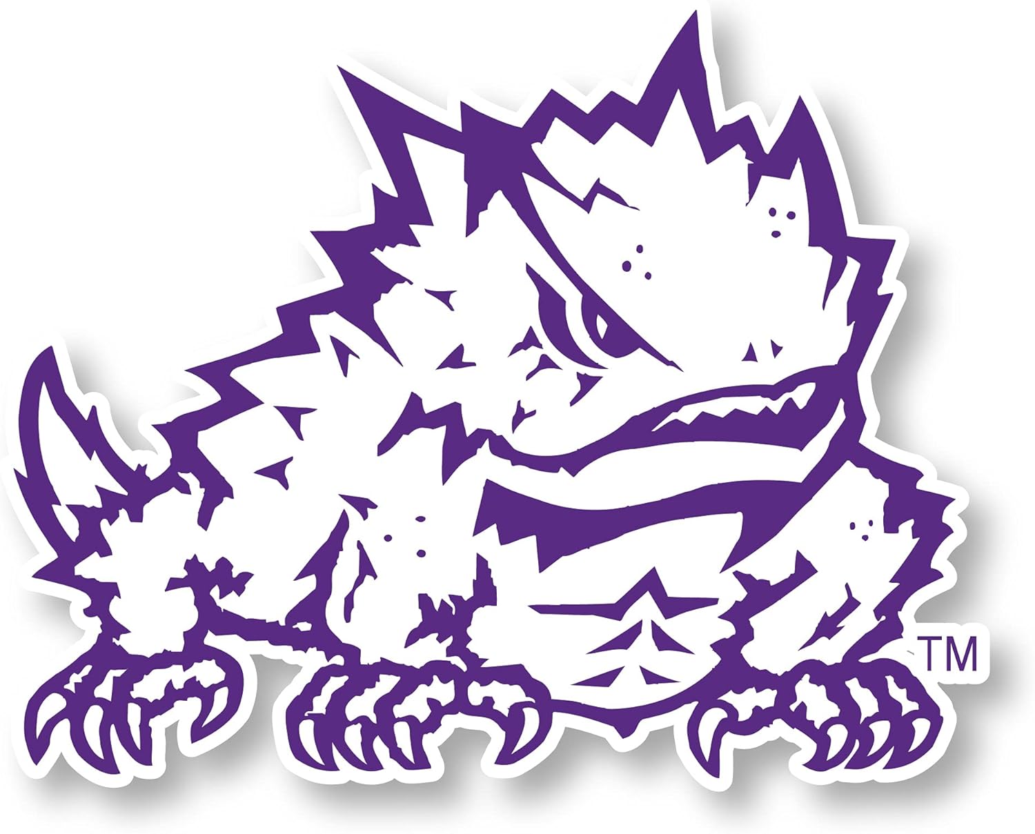 TCU Horned Frogs 10 Inch Vinyl Mascot Magnet 4-Pack Officially Licensed Collegiate Product