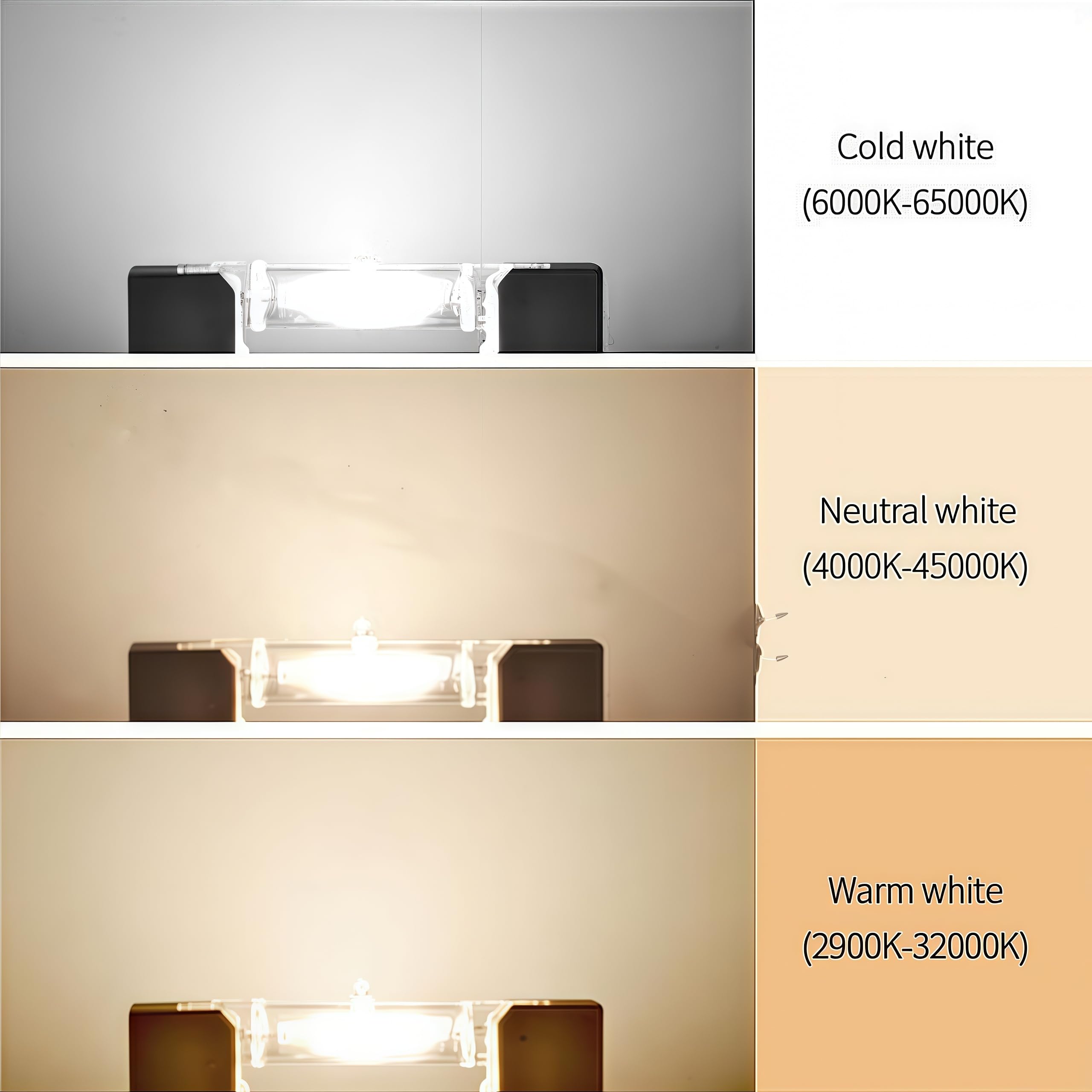 Żarówki Led R7s 118 mm 40 w i 78 mm 30 W, 220 V Możliwość ściemniania ciepła biel 2000 lm 2 szt., podnieś oświetlenie (118MM 40W/ciepła biel)