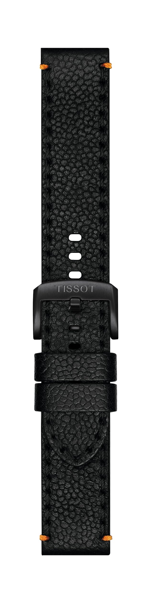 Tissot Supersport Chrono Basketball Edition 316L - Reloj de Cuarzo con Revestimiento de PVD Negro para Hombre, Negro, Cuero, (T1256173608100)