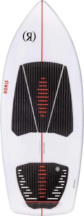 Ronix Flyweight - WakeSurf Thruster - Glacier White / Fire - 4'10 Wide