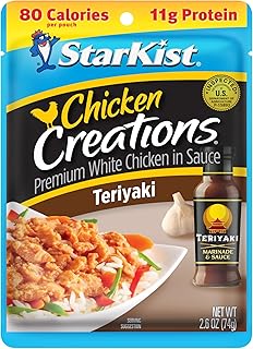 StarKist Chicken Creations Teriyaki, Single Serve Pouch, 2.6 oz