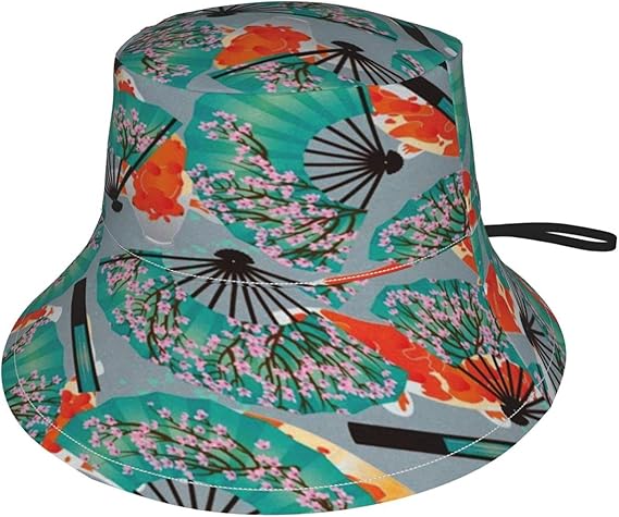 Amazon Co Jp 帽子 ベビー キッズ 桜柄 扇子柄 おしゃれ きれい 和風 和柄 幾何学模様 夏 紫外線対策 熱中症対策 日除け Upf50 調節紐付 きつば広 折りたたみ バケットハット 超軽量 女の子 男の子 子供 幼児 保育園 アウトドア 海遊び 旅行 可愛い S L