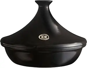 Emile Henry Made In France Flame Tagine, 3.7 quart, Charcoal