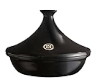 Emile Henry Made In France Flame Tagine, 3.7 quart, Charcoal,795632