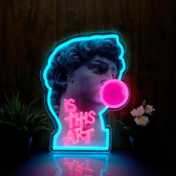 is This Art Neon Sign Night Light for Bar Club Bedroom Hotel Pub Cafe Wedding Birthday Party Gifts