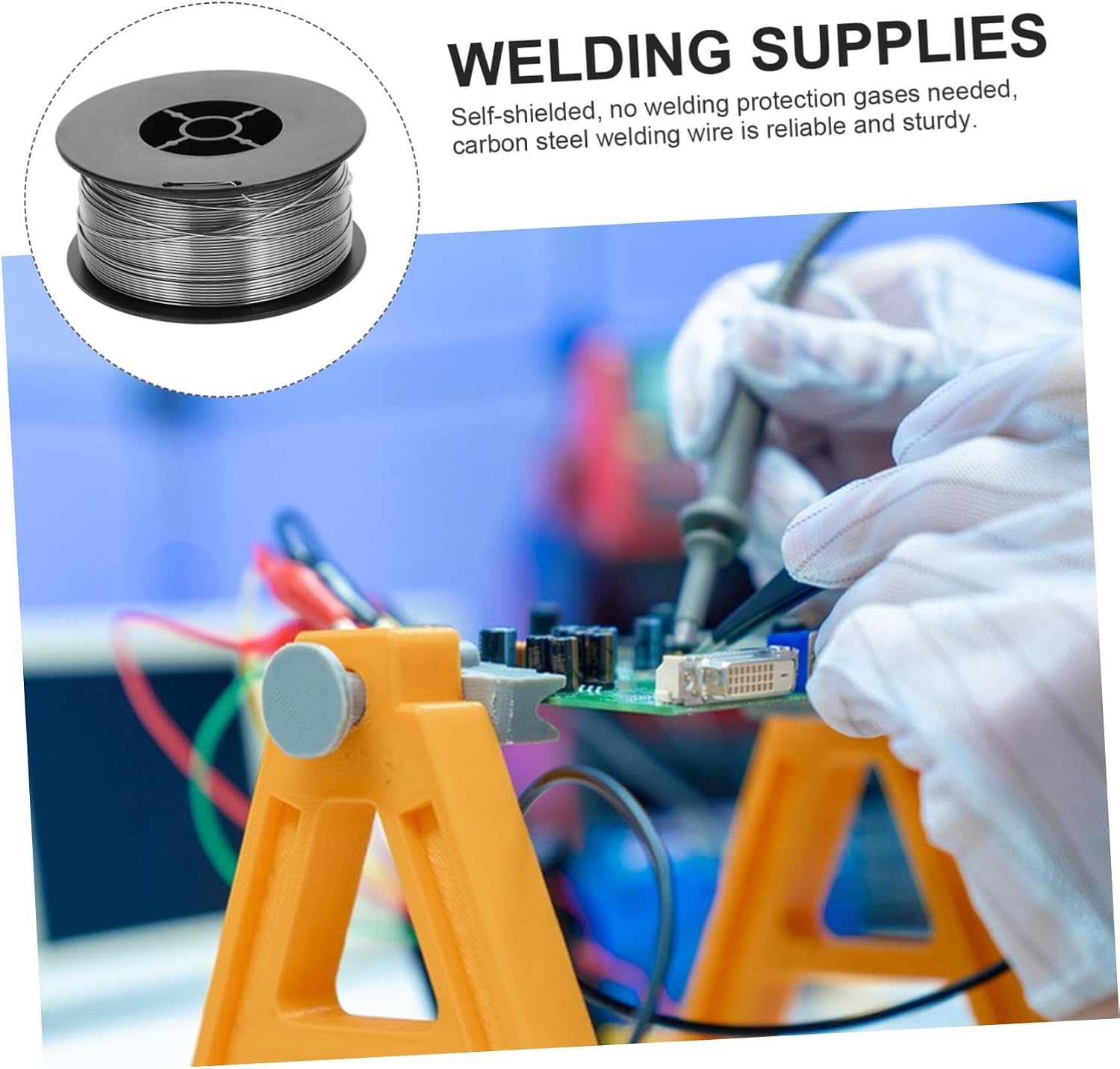 GARVALON Flux Core Welding Wire Gasless Carbon Steel Welding Wire Self-shielded for Supplies