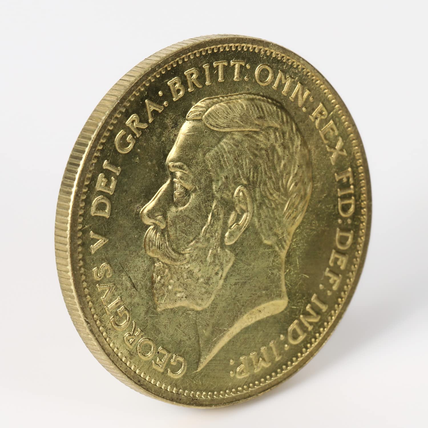Amazon.co.jp: イギリス ジョージ 5ポンド金貨 レプリカコイン 1911年 