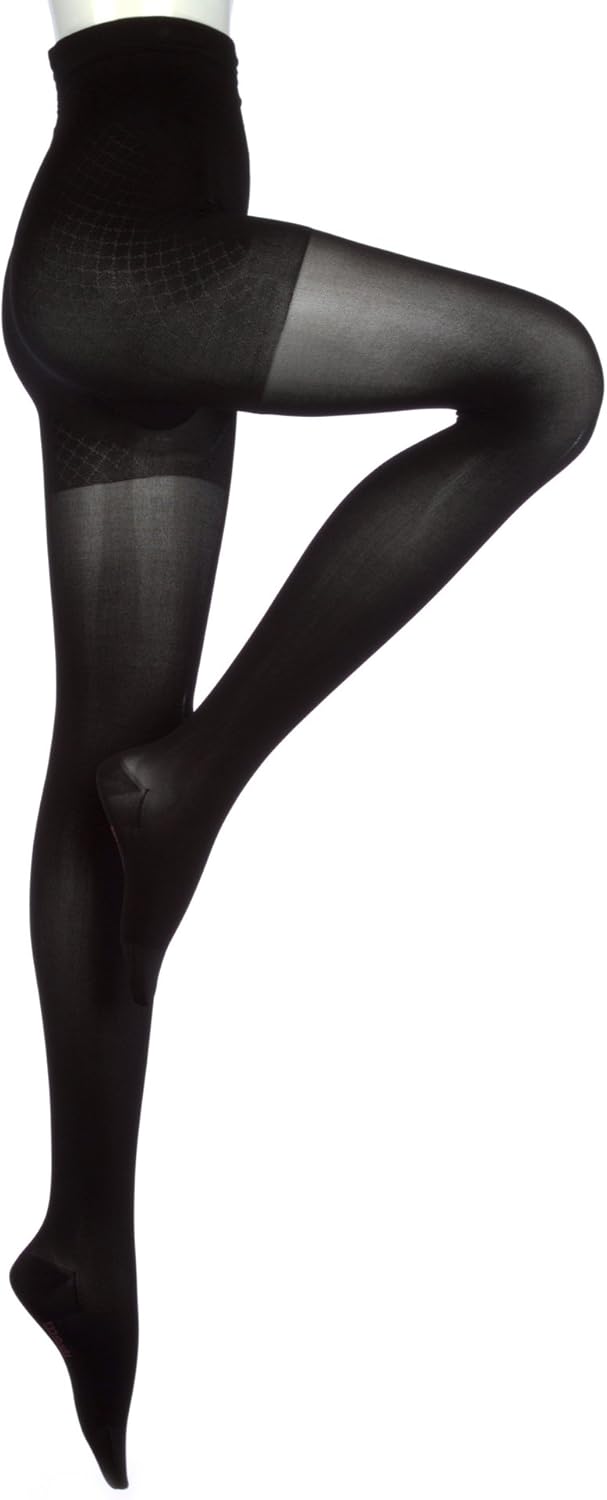 mediven Assure, 20-30 mmHg, Closed Toe, Compression Pantyhose - Black, Small - Petite