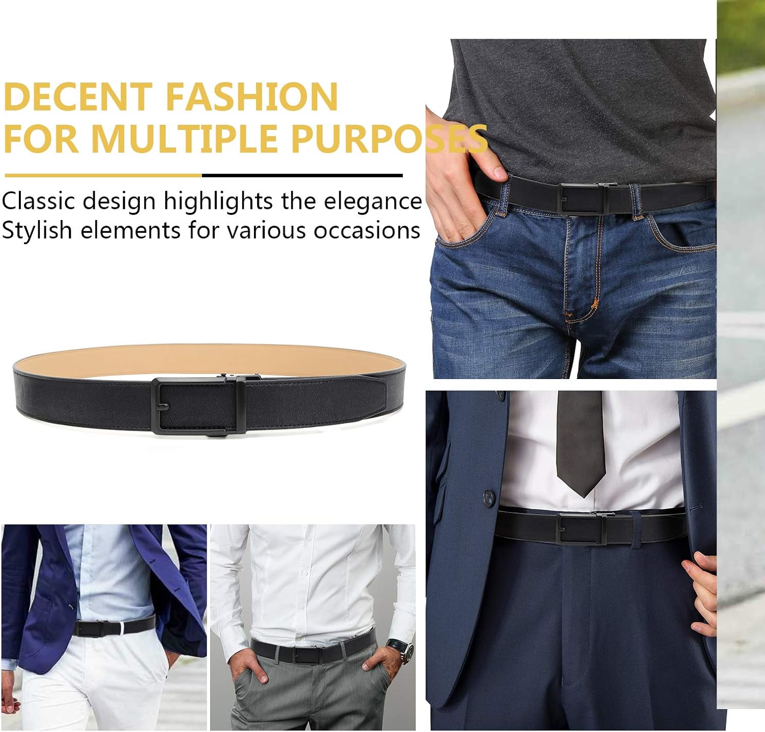 Mens Leather Belt