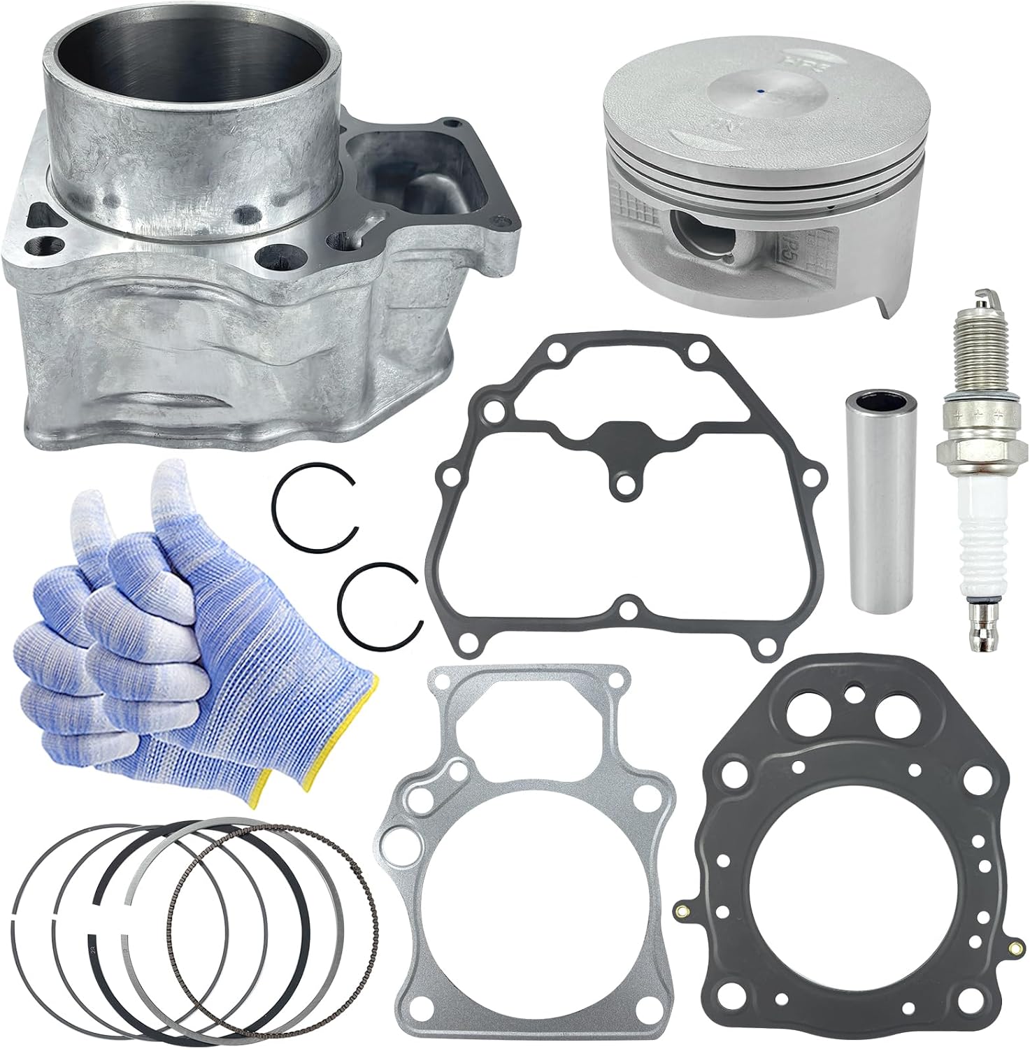 86.5mm Bore Cylinder Piston Ring Gasket Top End Rebuild Kit Compatible with Honda Rancher420 TRX420 TRX420FE TRX420FM TRX420FPE TRX420FPM TRX420TE TRX420TM 4x4 2007-2018