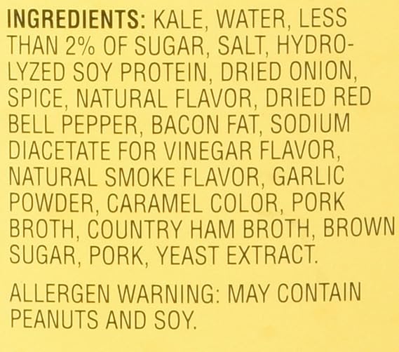 Glory Foods, Seasoned, Kale Greens, 27oz Can (Pack of 4)