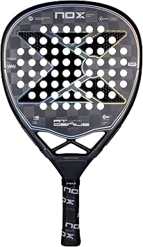 Nox AT10 Genius Attack 18K Limited Edition - (Exclusive PadelPROShop) - 100% Attack Padel Racquet - 18K Carbon and Diamond Shape - Collector's Reissue