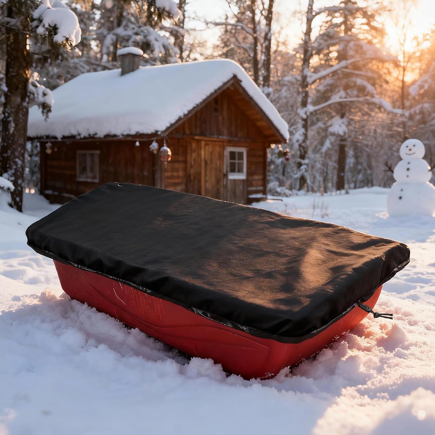 Sled Protective Cover, Used for Any Outdoor Activity - Camping, Fishing, and Hunting - Durable - Prevents Snow, Water, and mud