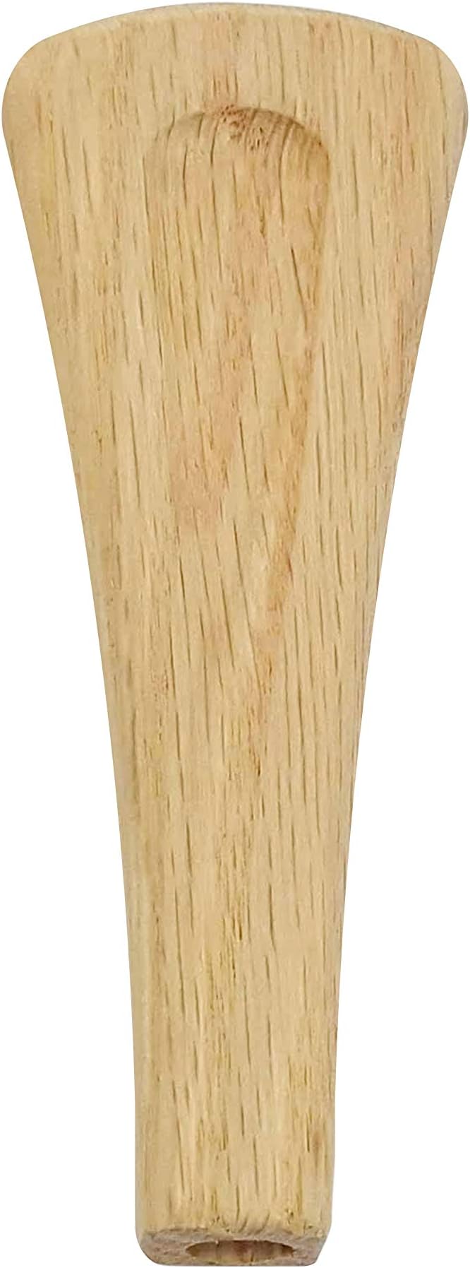 Beer Tea Tap Handle Solid Oak Wood 5 inch tall. Works on all Bar, Brewery, Home Beer Taps including Kegerator