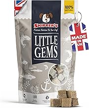 SKIPPER'S Little Gems Gently Air-Dried Training Treats for Dogs & Puppy's 250gm - 100% Fish Skin - Hypoallergenic - Grain Free & Extremely Healthy