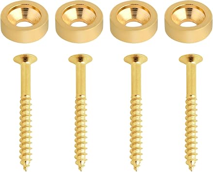 Guitar Neck Joint Bushings Neck Joint Ferrules Bolts for Guitar or Bass