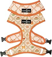 Vista 6 de Lucy & Co. - Arnés reversible para perros, bonito, arnés de diseño, talla XS a XL, chaleco acolchado ajustable para pasear con facilidad