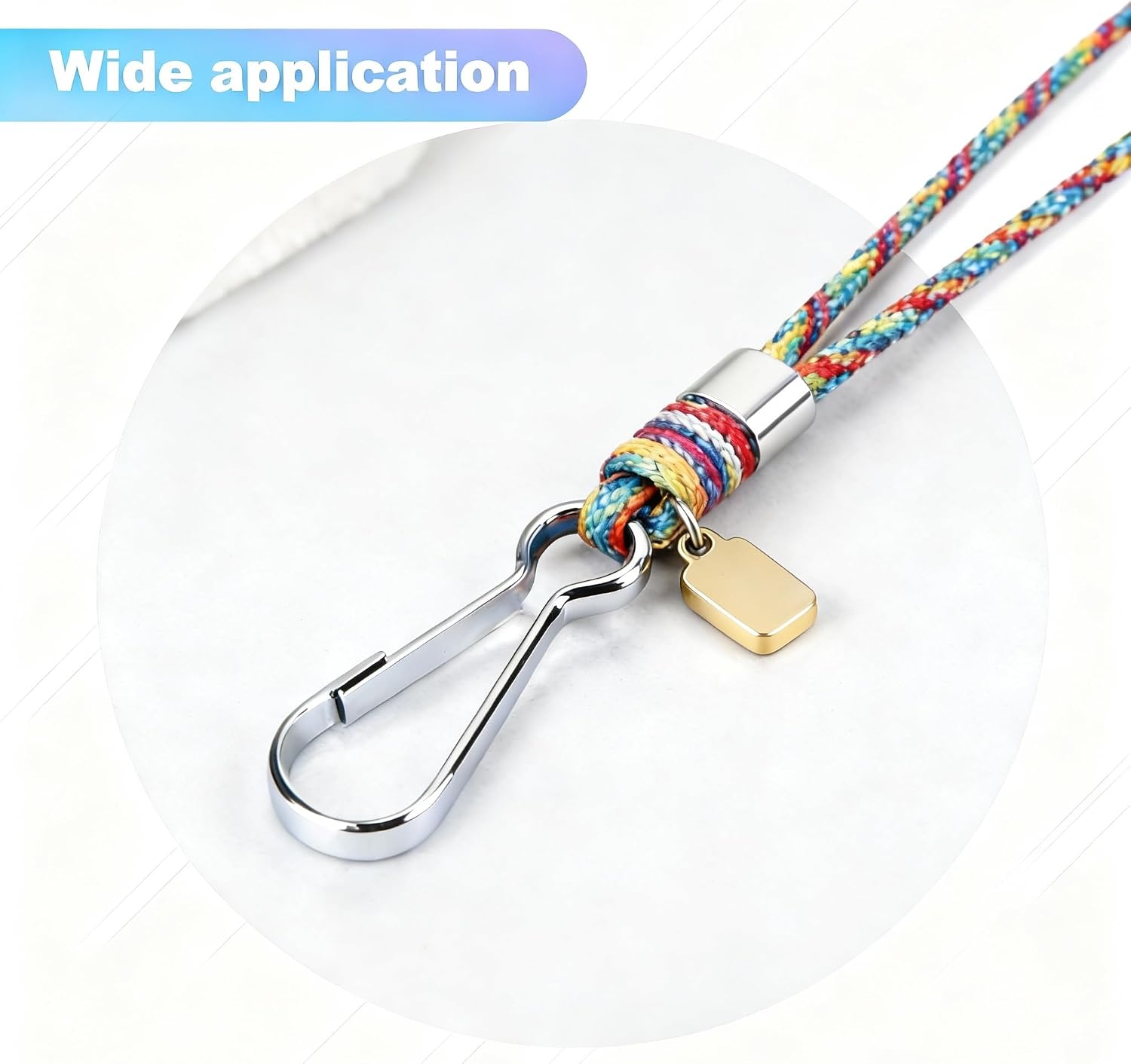 50pcs SIEWAY Lanyard Clips, Lanyard Hooks,1.26 in Premium Clasps Hooks Closures Snap Hooks Small for Crafts Lanyards Metal Key Chain Ring Making Jewelry Replacement Clips