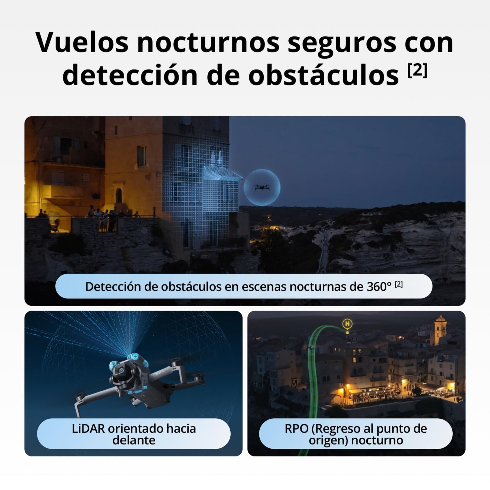 Pack DJI Mini 5 Pro Vuela Más con DJI RC-N3, Certificado C0, Dron con cámara, CMOS de 1 pulgada, Dron 4K para principiantes con detección de obstáculos omnidireccional, ActiveTrack 360° — view 4