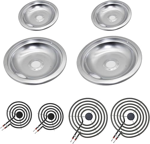 316048414 (6 pulgadas) 316048413 (8 pulgadas), quemador eléctrico MP15YA (6 pulgadas) MP21YA (8 pulgadas), quemador superior, apto para Frigi-daire