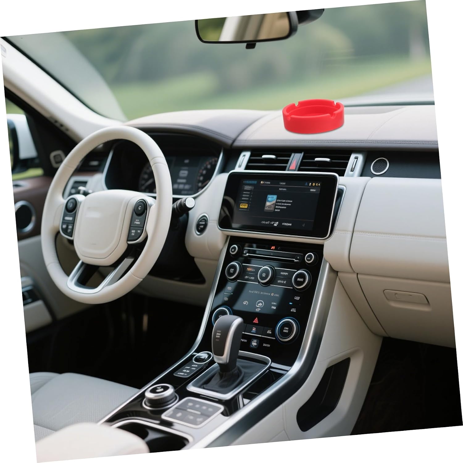 Cabilock 3pcs Small Round Silicone Ashtray Car Home Office Indoor Ash Holder Unbreakable Smokeless Container