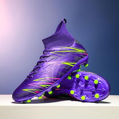 Men's Football Boots High Tops Cleats Soccer Shoes